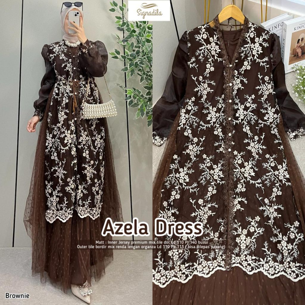 Azela Dress Premium By Signadila