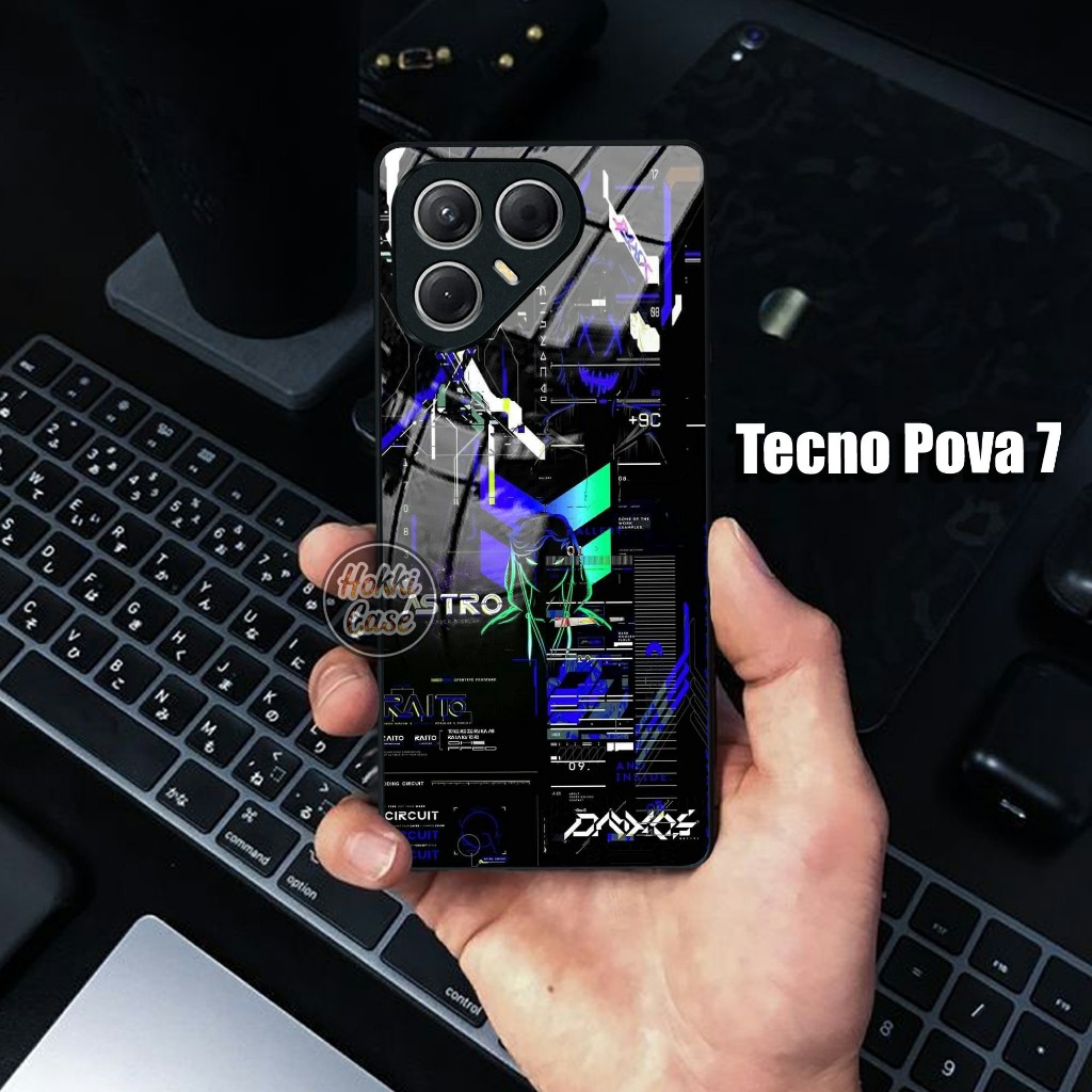 เคส HP Tecno Pova 7 - Tecno Pova 7 Glass Softcase - เคสโทรศัพท์ Tecno Pova 7 - Tecno Pova 7 Silicone