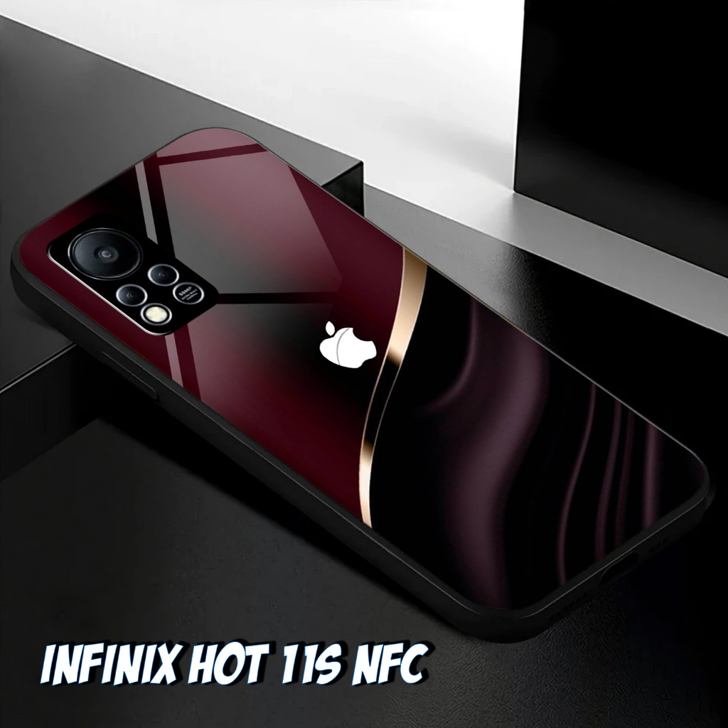 KASA CASE - Case INFINIX HOT 11S NFC Fashion IPHONE mix Fashion Case Flwr Casing Hp Case Hardcase Ba