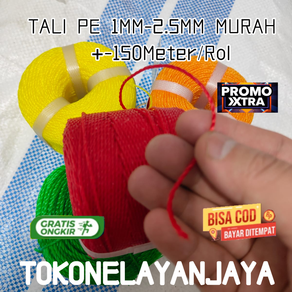 QUALITY LATO ROPE/PE ROPE 1MM-2.5MM