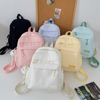 Mismi Trinity Bag Tas Ransel Wanita Korean Style Medium School Backpack Perempuan Stylish - 49T