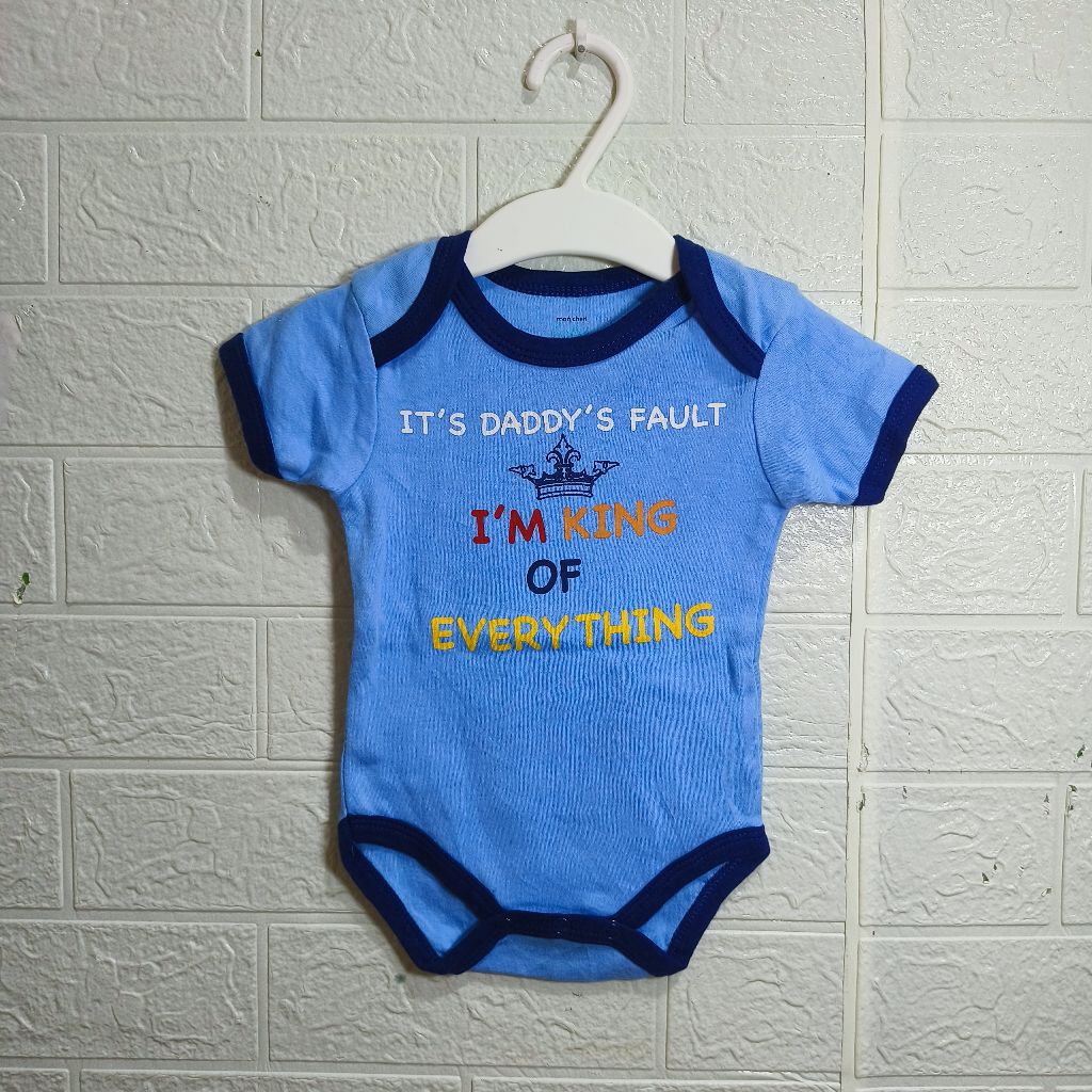 Preloved baby จัมเปอร์ mon chery baby 0-3 เดือน Ld 42 Pj 35