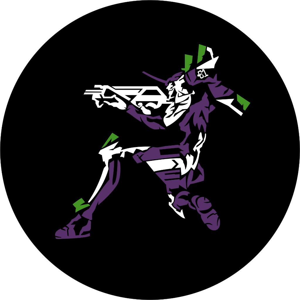 Evangelion Cutting Sticker Eva Unit 01 Decal Anime Manga Car Motorcycle