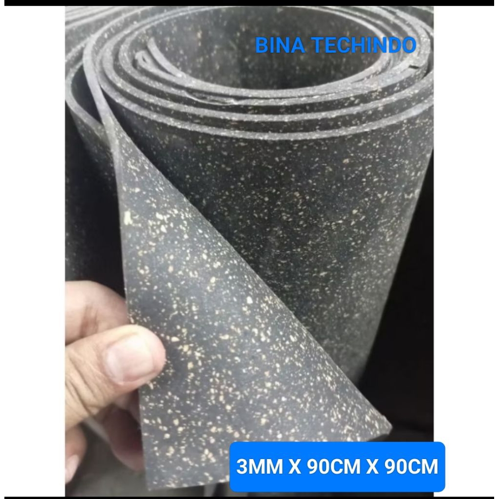 RUBBER CORK PACKING 3MM X 90CM X 90CM CORK PACKING แผ่นยาง SYNTHESIS ยางคอร์ก. คอร์กสีดํา. แพ็คกิ้งค