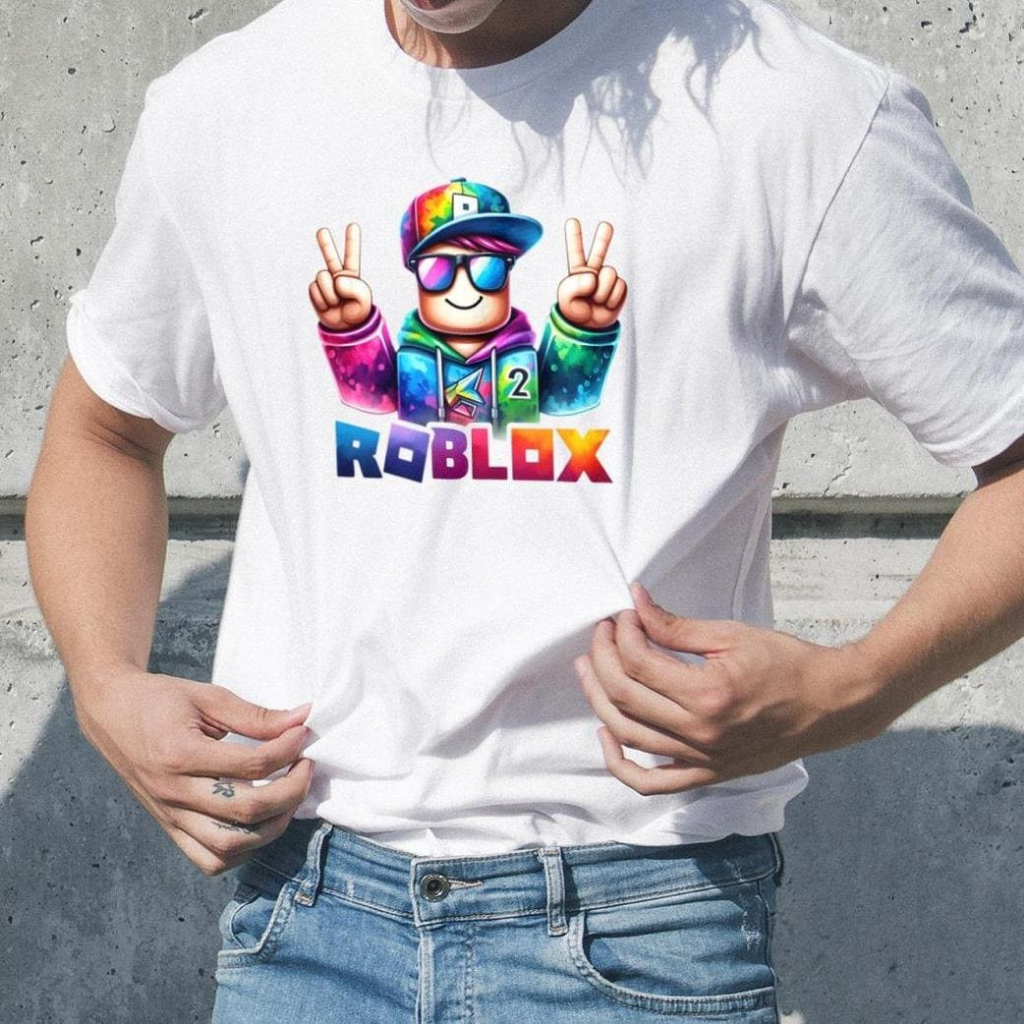 R0BL0X Family Couple T-Shirt - Duck.ee Cotton 100%