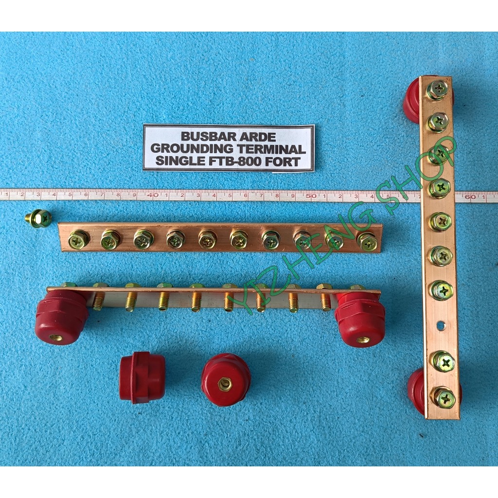 BUSBAR SUPPORT ZERO GROUNDING TERMINAL SINGLE FTB-800 30X200MM FORT