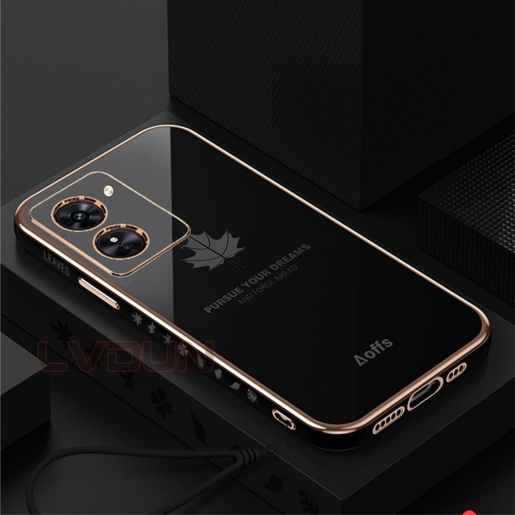 เคส VIVO Y03 /Y03T เคส Variant รุ่นกวางแม่เหล็กโปร่งใสและเมเปิ้ล