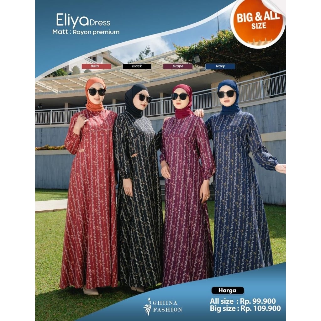 ELIYA DRESS BY GHINA FASHION