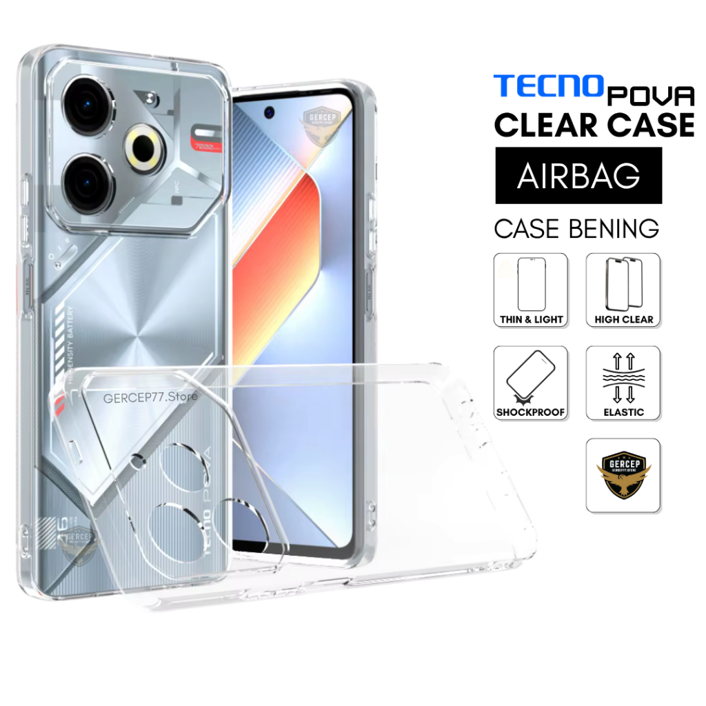 เคสใส AirBag Tecno Pova 7 4G 7 5G 6 Pro 5G 6 5 Pro 5G Neo 3 Soft Case ใส