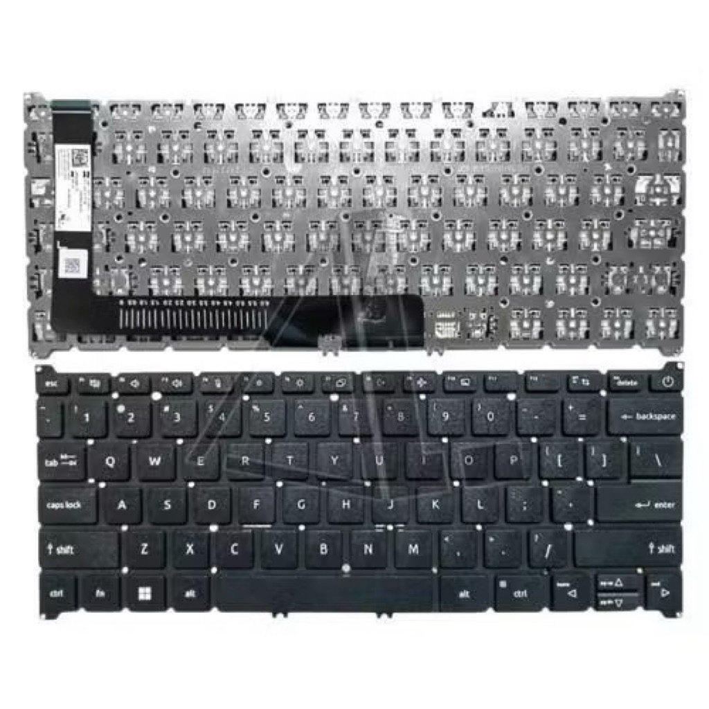 TOMBOL ASPIRE A514-56 A314 BLACK QV03T_A10B A514-56 สีดําแป้นพิมพ์แล็ปท็อปปุ่มพลังงาน