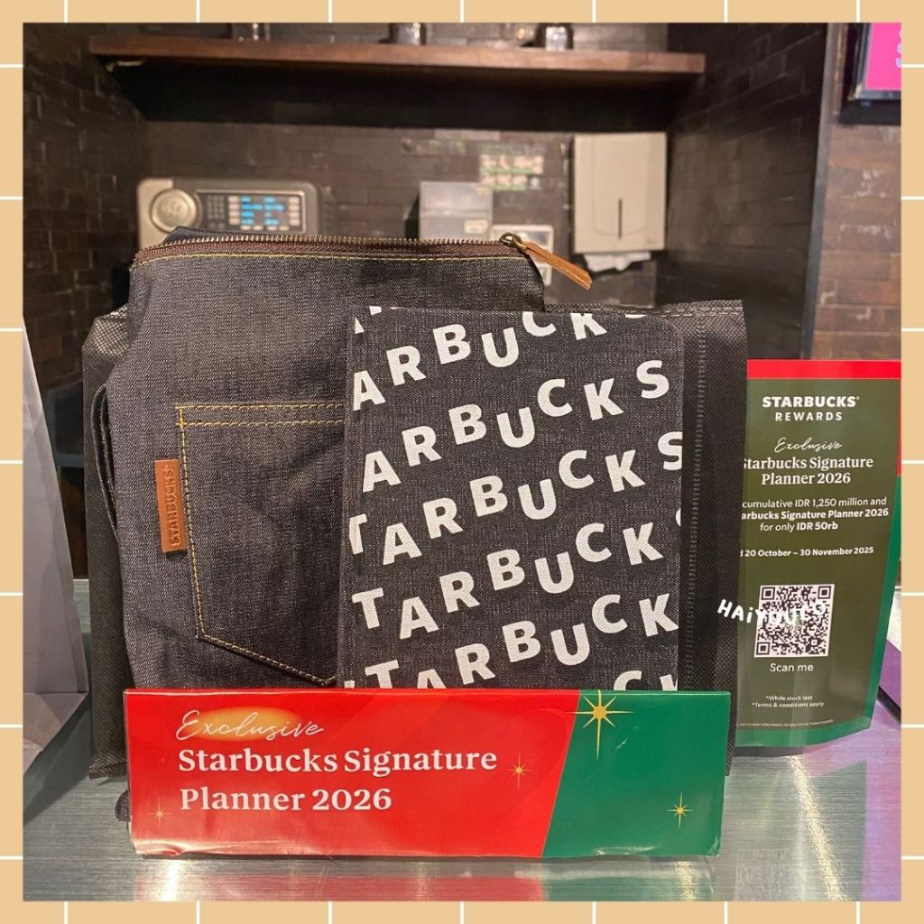สมุดวางแผน Starbucks Signature 2026 / สมุดวางแผน Starbucks Exclusive 2026