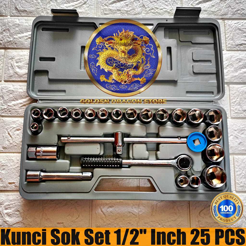 SOCKET WRENCH SET 25PCS / SOCKET WRENCH 25 ชิ้น