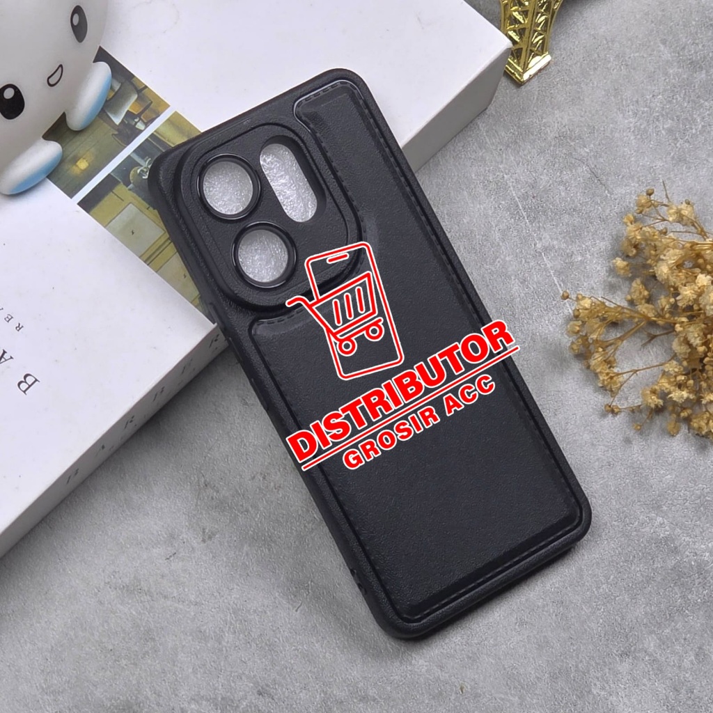 VIVO V60 CASE LEATHER PRO CASE สีดํา VIVO V60