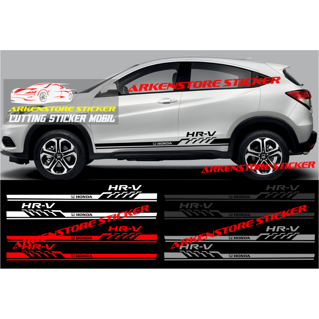 สติ๊กเกอร์ติดรถ HRV สติ๊กเกอร์ตัด สติ๊กเกอร์ติดรถ honda HRV สติ๊กเกอร์ HRV