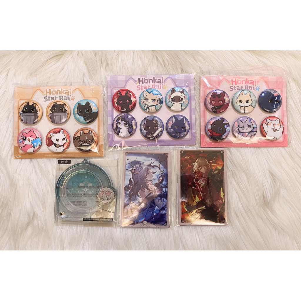 HSR Honkai Star Rail Cat Badge Case ชุดโพลารอยด์