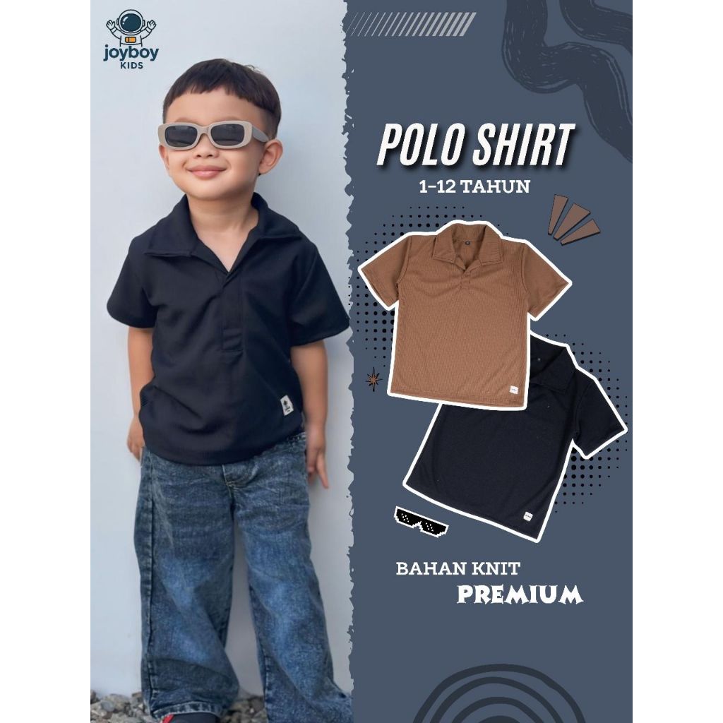 JOYBOY PREMIUM KNIT เสื้อโปโล SIZE 1-12 ปี