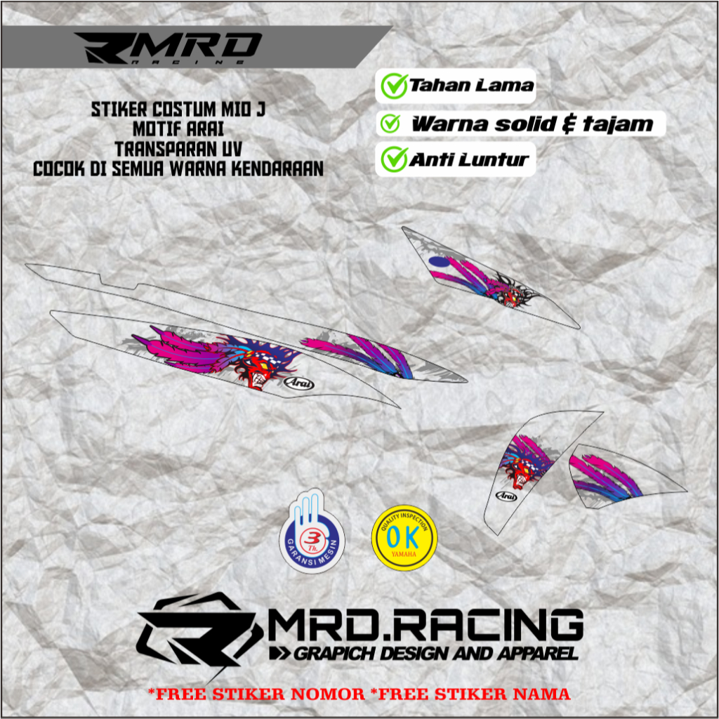 สติ๊กเกอร์ Mio j arai