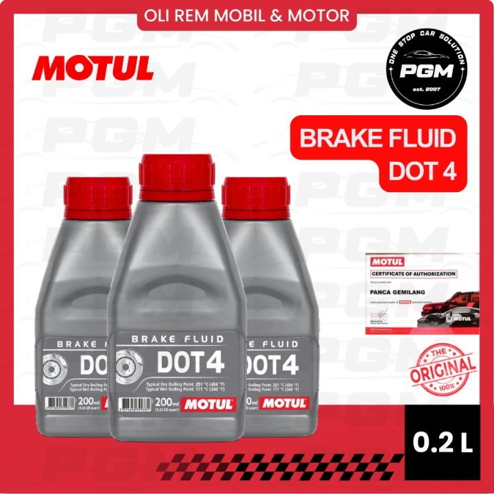 MOTUL DOT 4 BRAKE FLUID 200ML