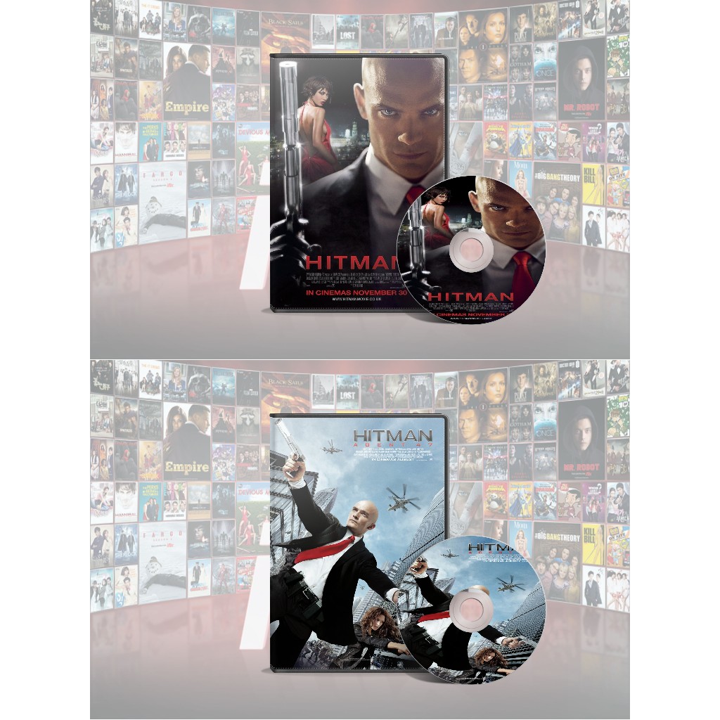 Hitman DVD (2007) + Hitman Agent DVD 47 (2015)