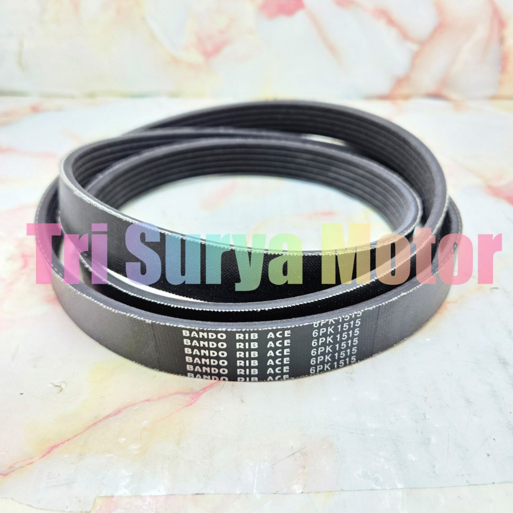 เข็มขัด Van เข็มขัดพัดลม V เข็มขัดพัดลม Bando 6PK1515 6PK 1515 Triton Pajero Sport Dakar Ori Bando