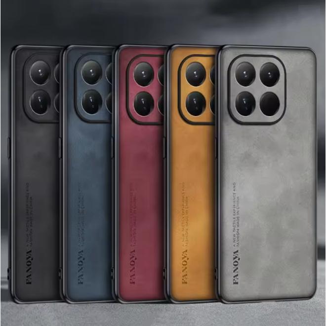 CASE XIAOMI 15T / 15T PRO / 14T / 14T PRO FANOYA PREMIUM NAPPA LEATHER SOFT CASE