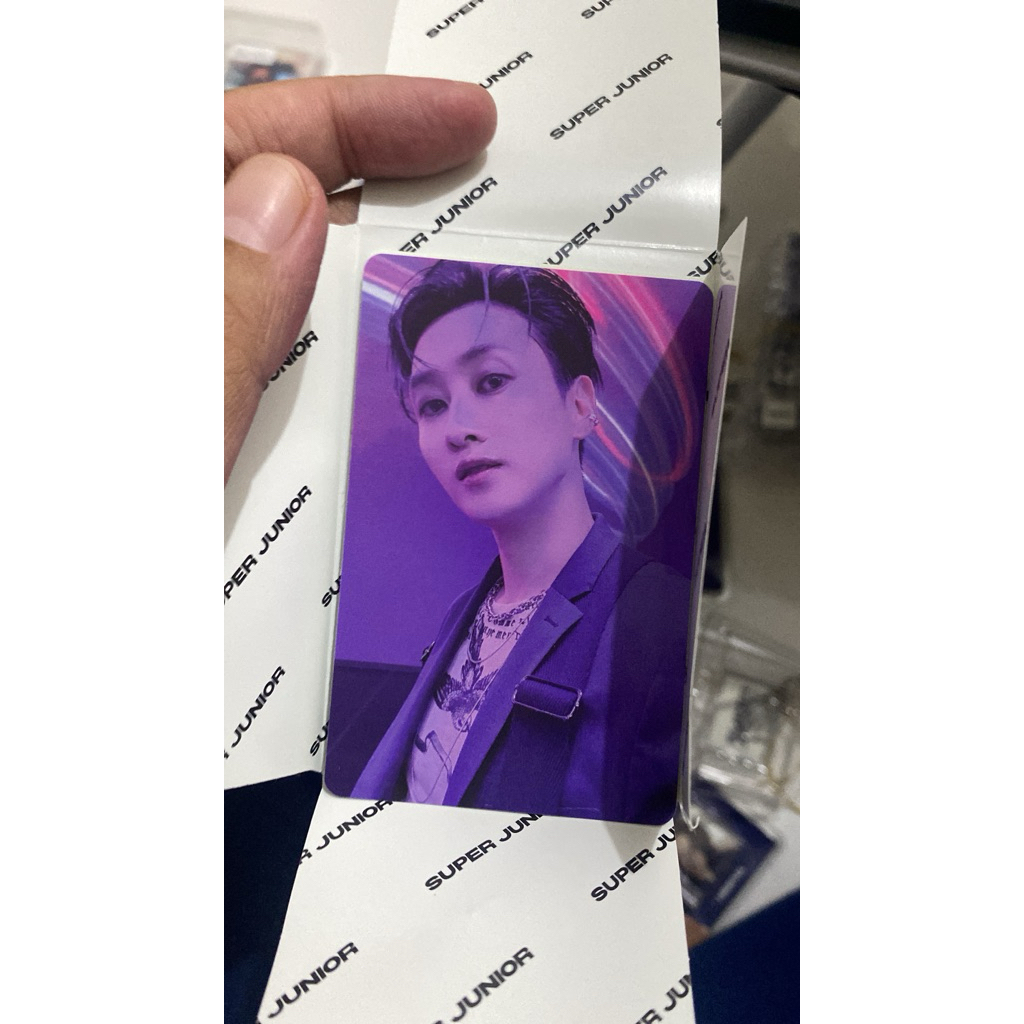 Photocard Super Junior Eunhyuk sJ25 vers