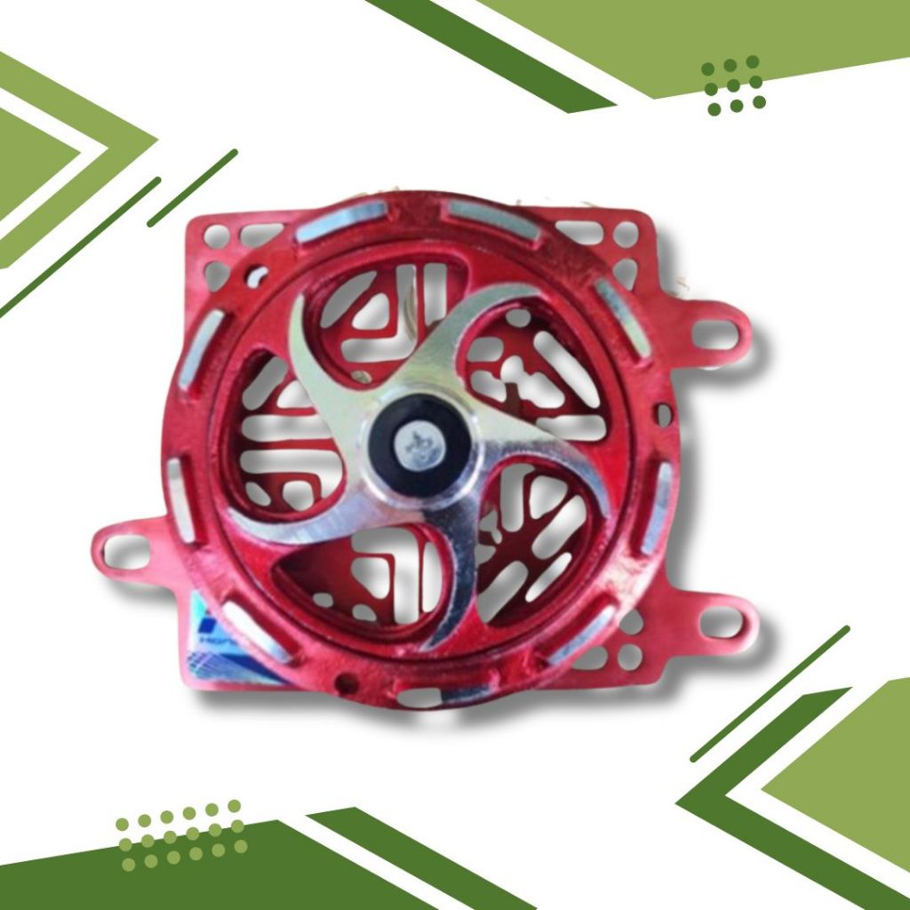 MERAH Labyrinth ฝาครอบหม้อน้ํา Vario 125 150 PCX 150 ADV 150 สีแดง Crescent Spinner ชุด TRILA MOTOR