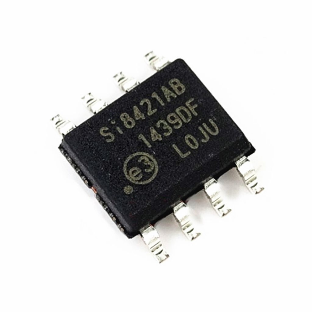 ชิป IC Isolator SI8421AB SI8421AB-D-IS SI8421AB-D-ISR DGTL ISO 2500VRMS 2CH GP 8SOTIC 75