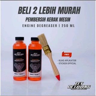 PROMO PAKET HEMAT 2PCS ENGINE DEGREASER PEMBERSIH KERAK BLOK MESIN / KRENGKES MOTOR / MOBIL Zev Detailing