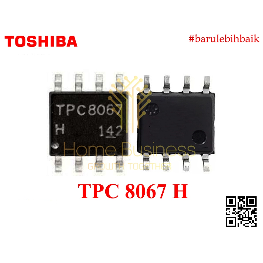 IC Mosfet TPCC8067H TPCC 8067H TPCC8067 H TPCC 8067 H Toshiba 8067H N-Channel Nch Nch 30V 9A SOP-8 P