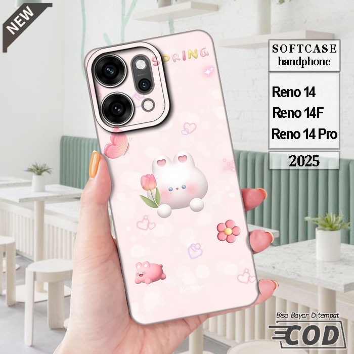เคส OPPO RENO 14 _OPPO RENO 14F _OPPO RENO 14 PRO _เคสซิลิโคนสีดําใสยืดหยุ่นสุดเท่