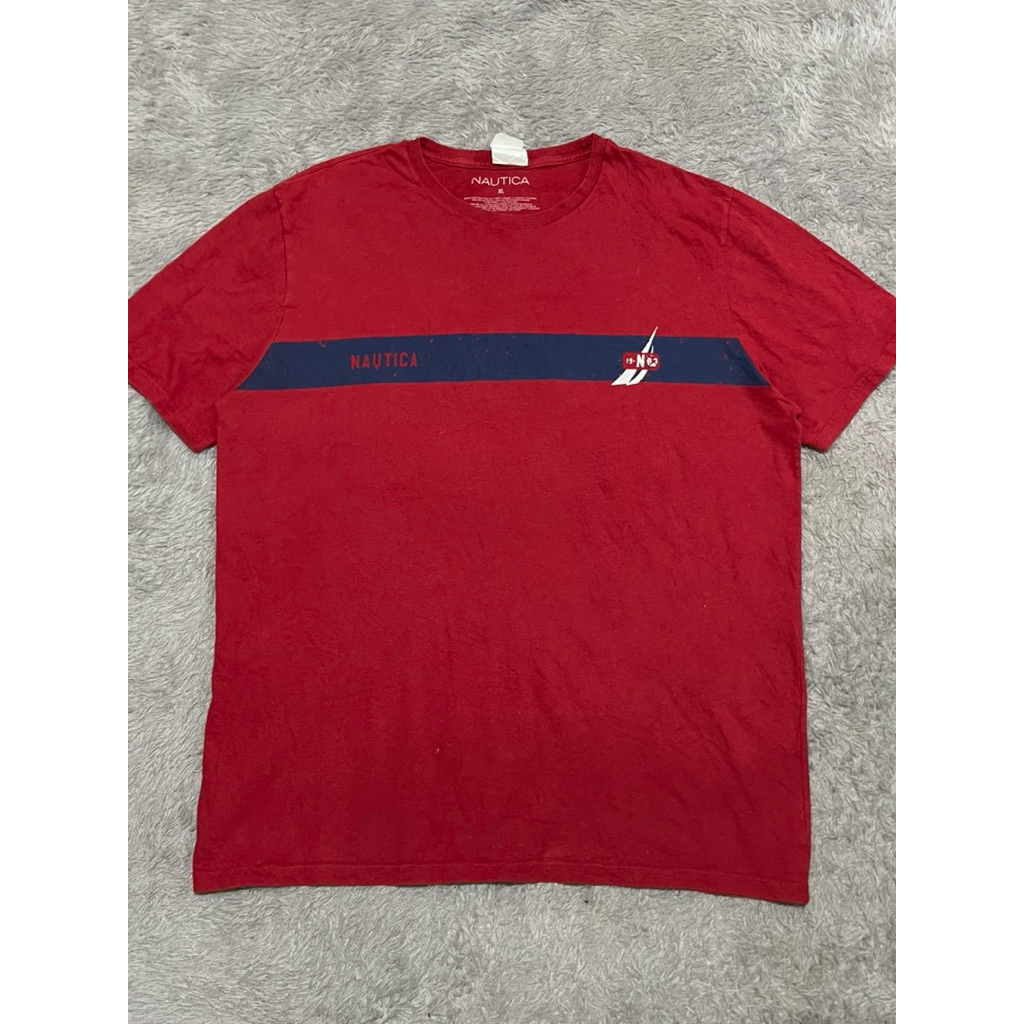 เสื้อยืด preloved nautica มือสองต้นฉบับ
