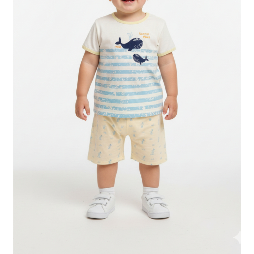 สูท Piteku Sunny Vibes | ชุดสูทเด็ก ขนาด 7-8ย | ชุดเด็กน่ารัก