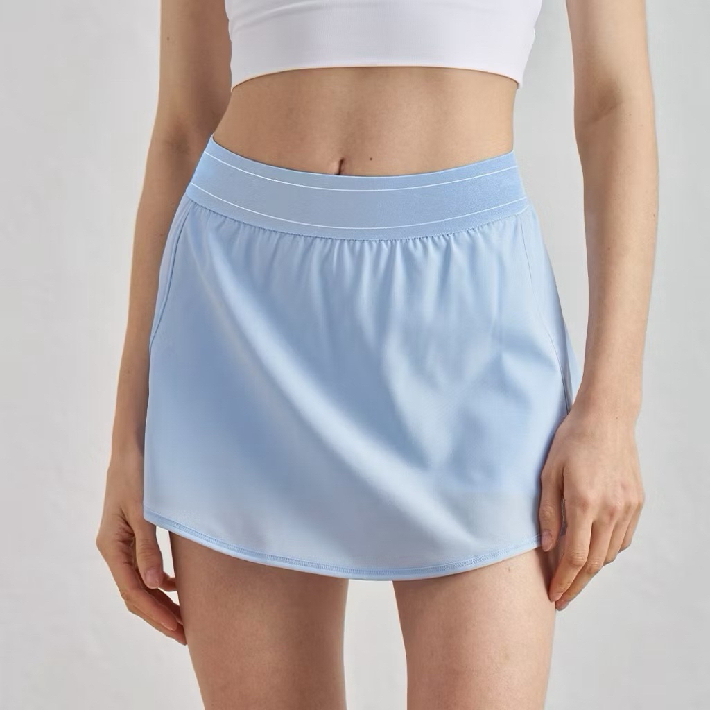 Clearance CN903 - DQ52030 ROCK TENNIS PADEL SPORT ACTIVE WEAR skort สีฟ้า ไซส์ s