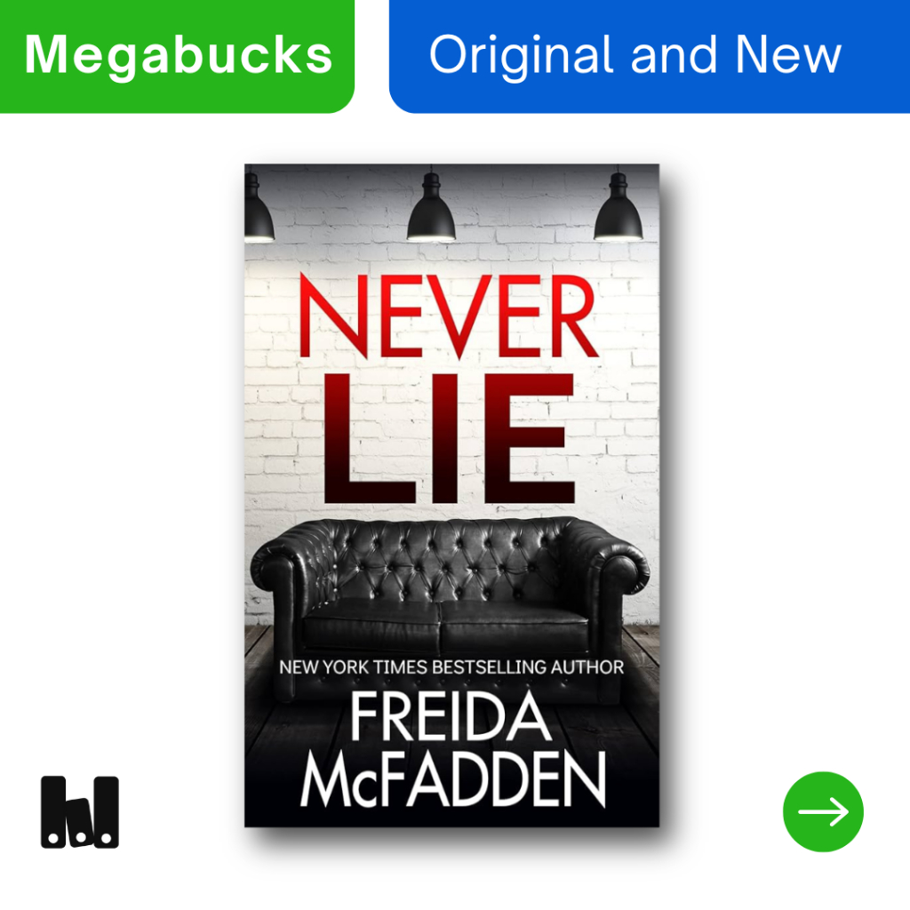 (หนังสือของที่ระลึก) Never Lie โดย Freida McFadden ต้นฉบับภาษาอังกฤษ
