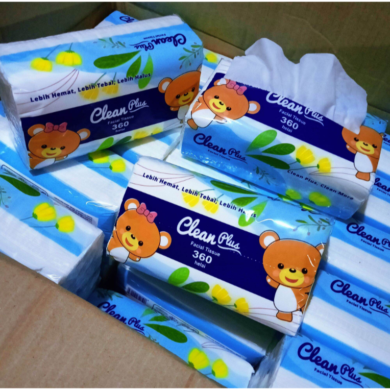 FACCIAL CLEAN TISSUE PLUS 360 แผ่นแพ็ค 8 แพ็ค