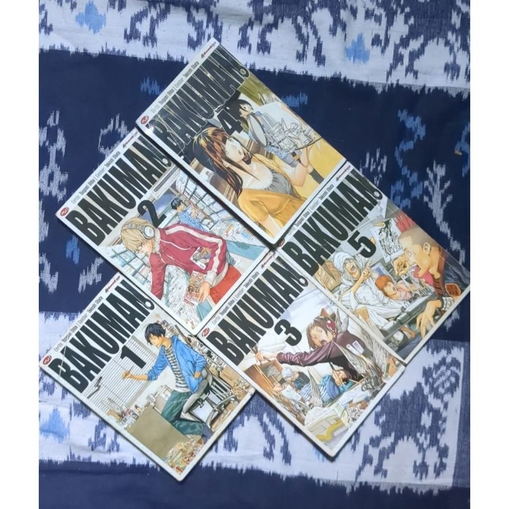 Bakuman Comic Vol 1 -5 ต้นฉบับ