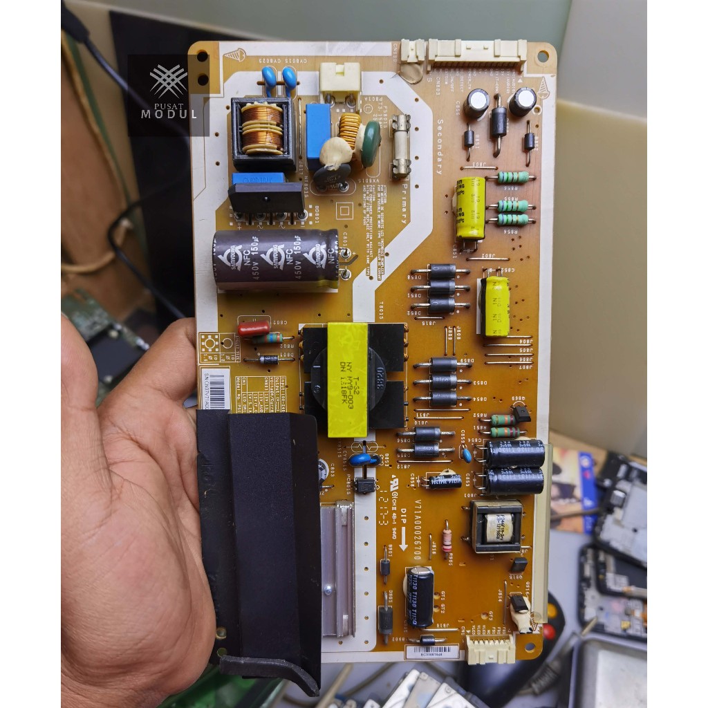 TOSHIBA 32PB201EJ / 29PB201EJ / 32PB200E / 32P2300VJ / 32P2306 / 32P2300 / V71A แหล่งจ่ายไฟ00026700