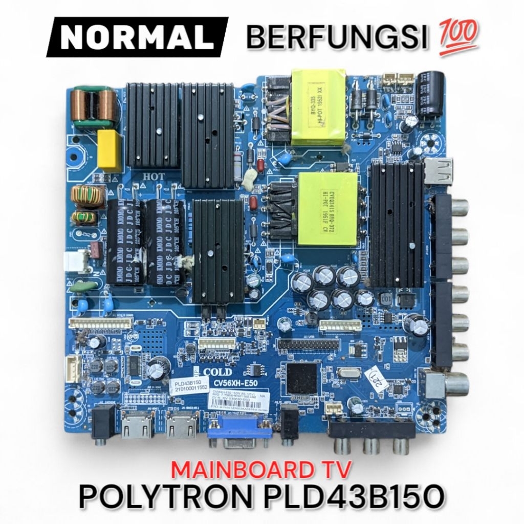 MESIN MB TV POLYTRON PLD43B150 - MAINBOARD TV POLYTRON PLD43B150 - เครื่องทีวี POLYTRON PLD43B150 - 