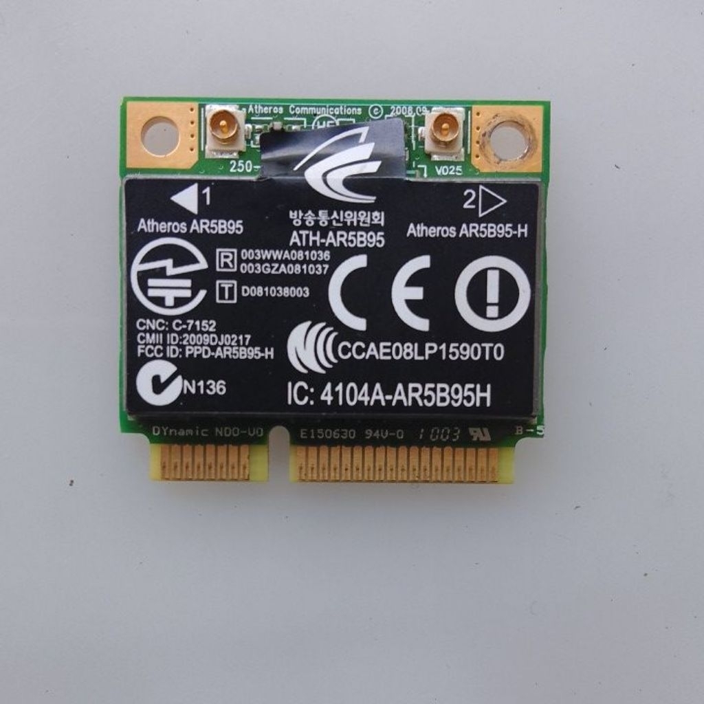 การ์ด WiFi แล็ปท็อป Compaq Presario CQ42