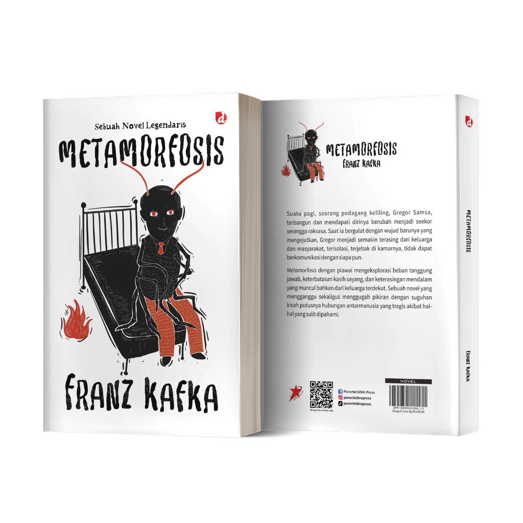 หนังสือ Metamorphosis (นิยายในตํานาน) Franz Kafka - DIVA Press