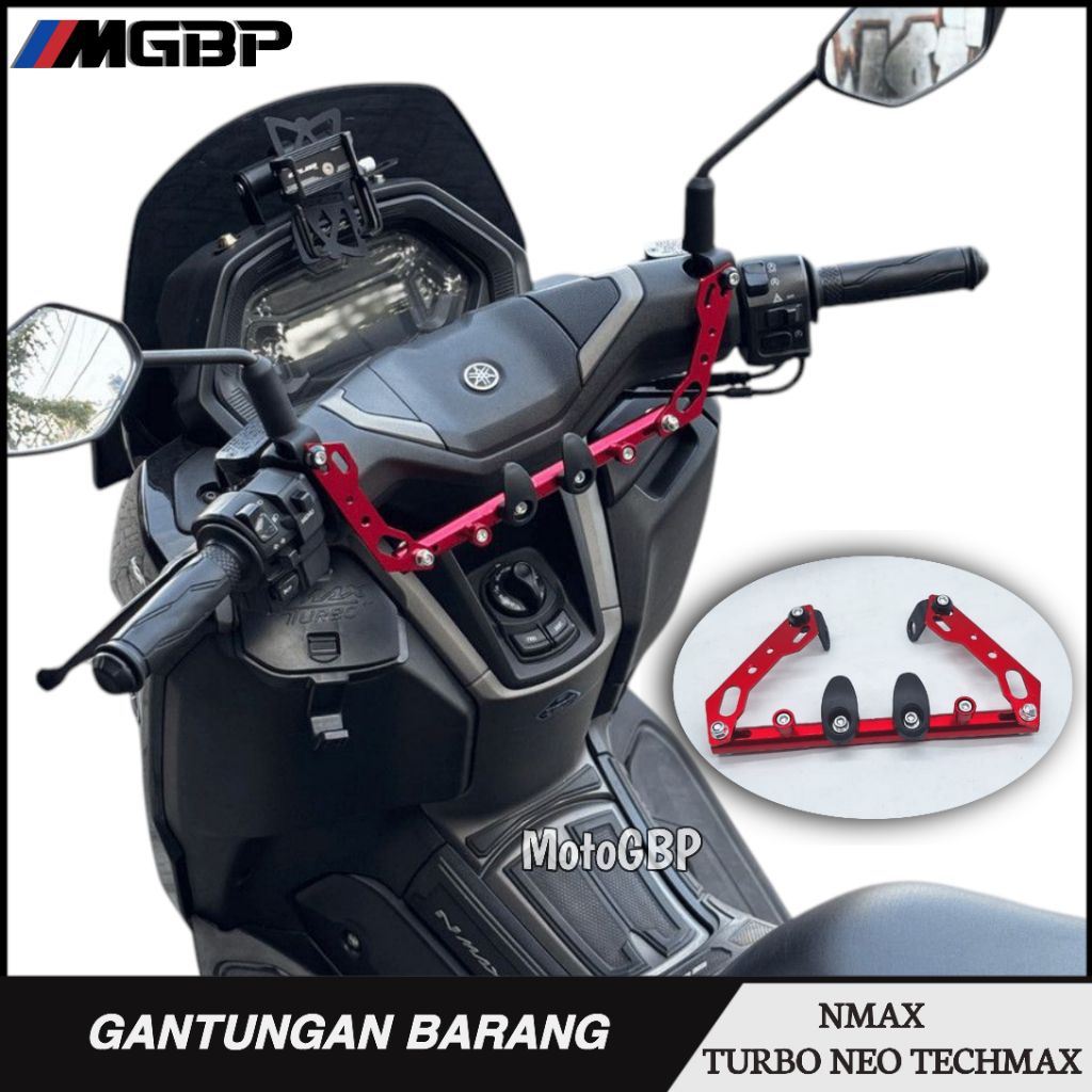 GANTUNGAN Nmax Turbo Goods Hanger Nmax Neo S Techmax Nmax Goods Hook Nmax Goods Hook Bracket + Focus