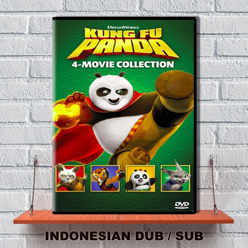 Kung Fu Panda DVD 1-4 (2008-2024)