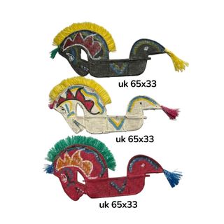 MAINAN ANAK TRADISIONAL KUDA LUMPING TANGGUNG uk 65x33 JARAN KEPANG ANAK TANGGUNG dengan Warna Cerah dan Desain Unik