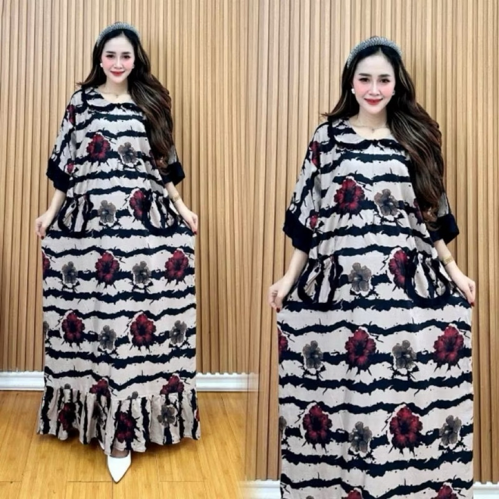 LONG DRESS WITH JUMBO Ruffles, DRESS WITH JUMBO ANDIN Ruffles, LD 130 cm