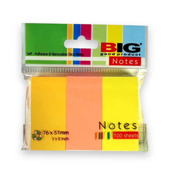 Sticky Note Linko 75x51 3 สี (แบรนด์ Linko)