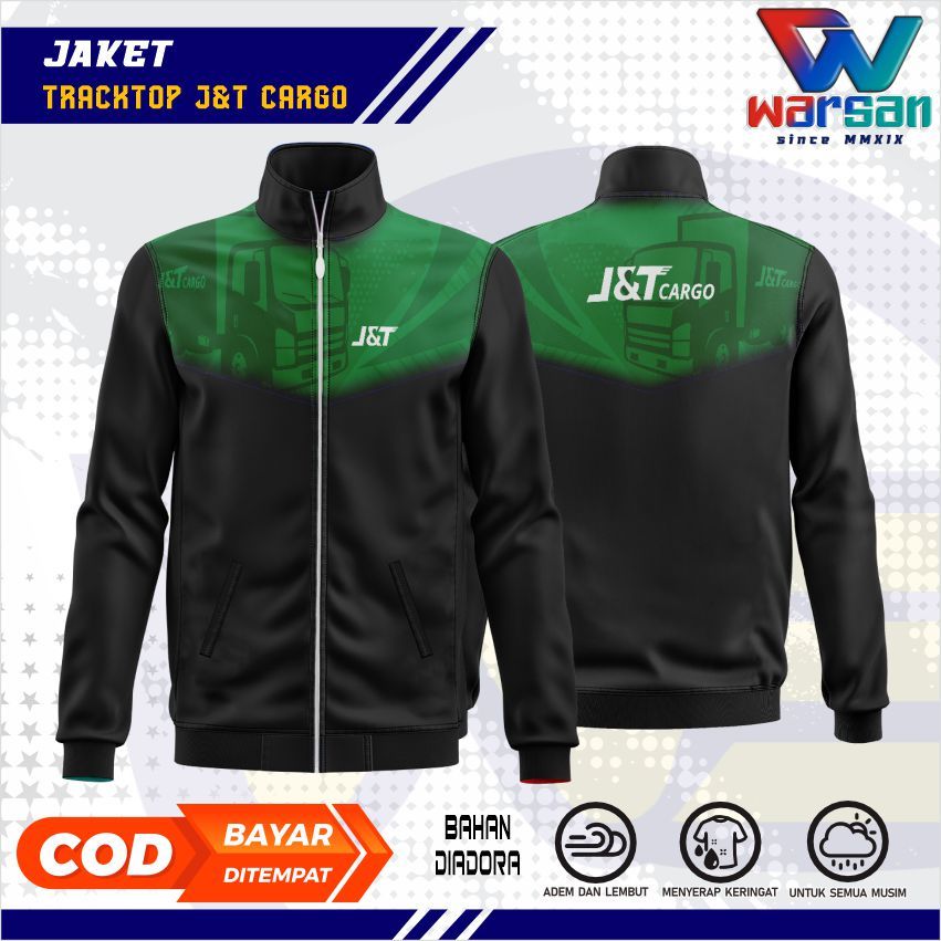 J&T CARGO SPORTS JACKET / J&T CARGO DIADORA TRACKTOP JACKET / J&T CARGO PRINTING WARSAN TRACKTOP