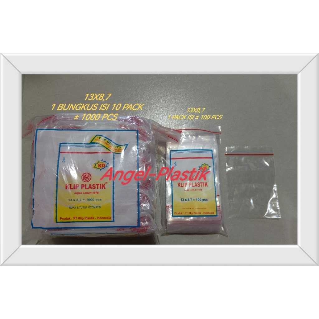 คลิปหนีบพลาสติก 8.7x13 ซม. SEAL ZIPLOCK BAG PE 13X8.7CM CLEAR MEDICINE POUCH 13x8.7 ซม. กระเป๋าใส่อา