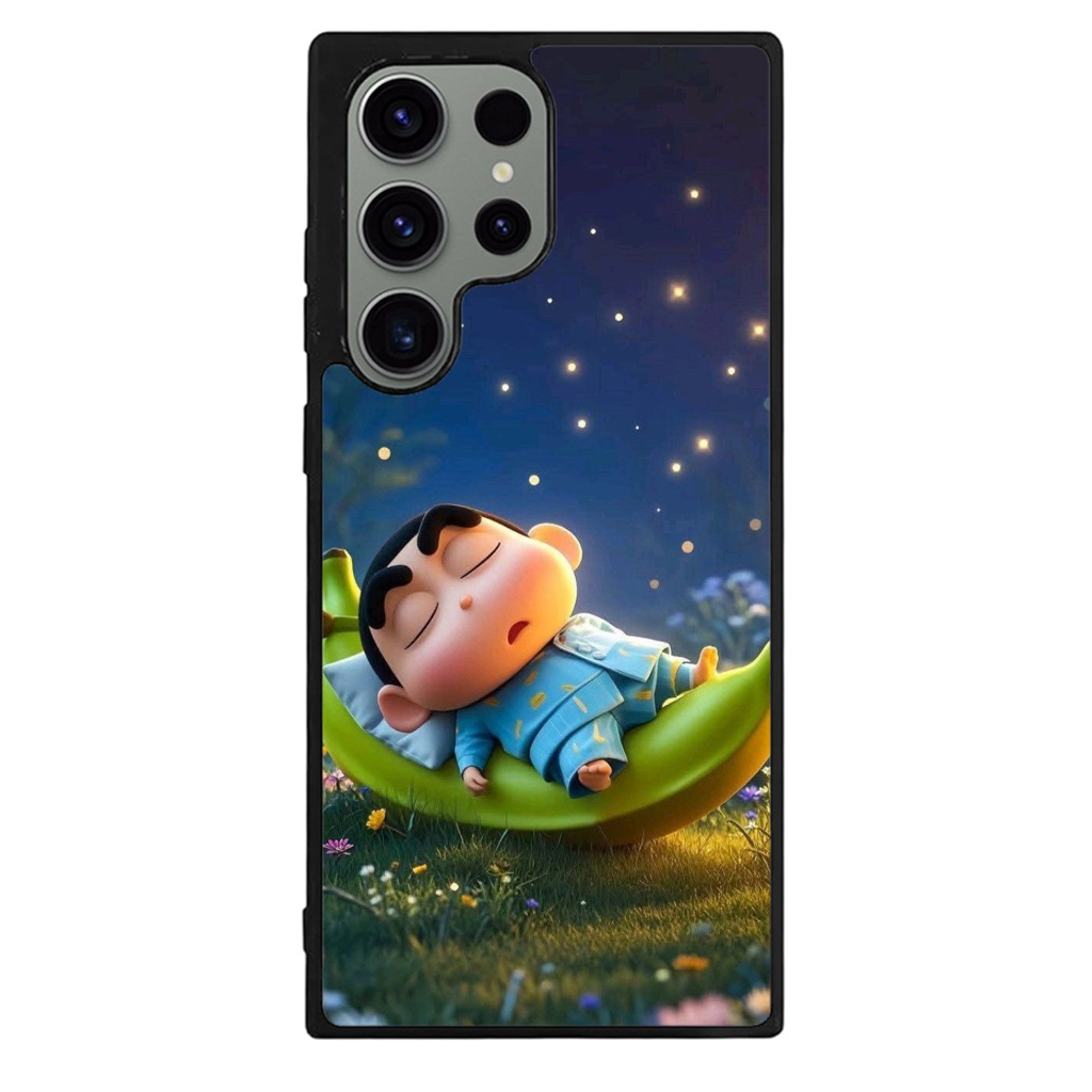 เคสไฮบริดปลอก Samsung Galaxy S25 Ultra S24 S23 S22 S21 S20 Ultra Plus FE, เคส Sinchan, PD39