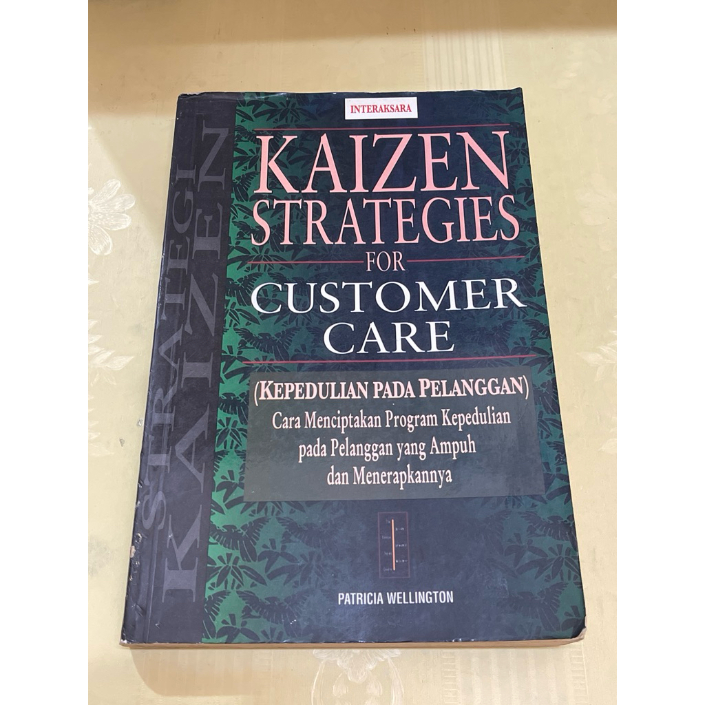 หนังสือกลยุทธ์ KAIZEN สําหรับการดูแลลูกค้า Patricia Wellington
